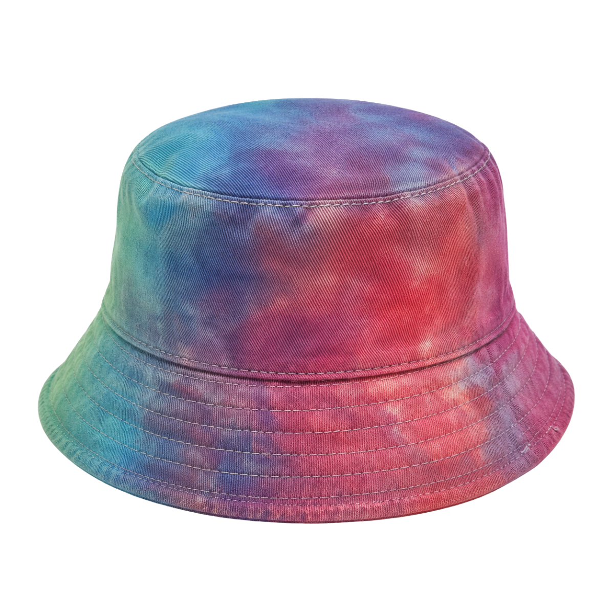 Neon Daydream Hand-Dyed Cotton Bucket Hat
