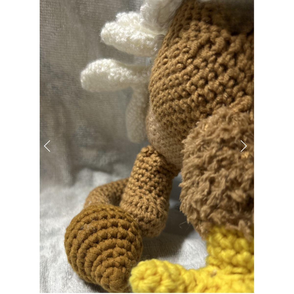 Handmade Crochet Griffin Doll  By MOTTS Crochet