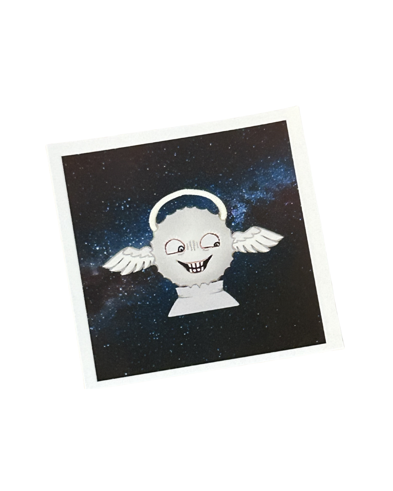 Bingo's Original Angel Art Design Signed Collectible Sticker