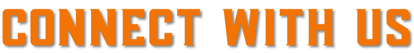 Bold orange text says "Connect With Us" on a black background to inquire about your next roofing, decking, and other projects.