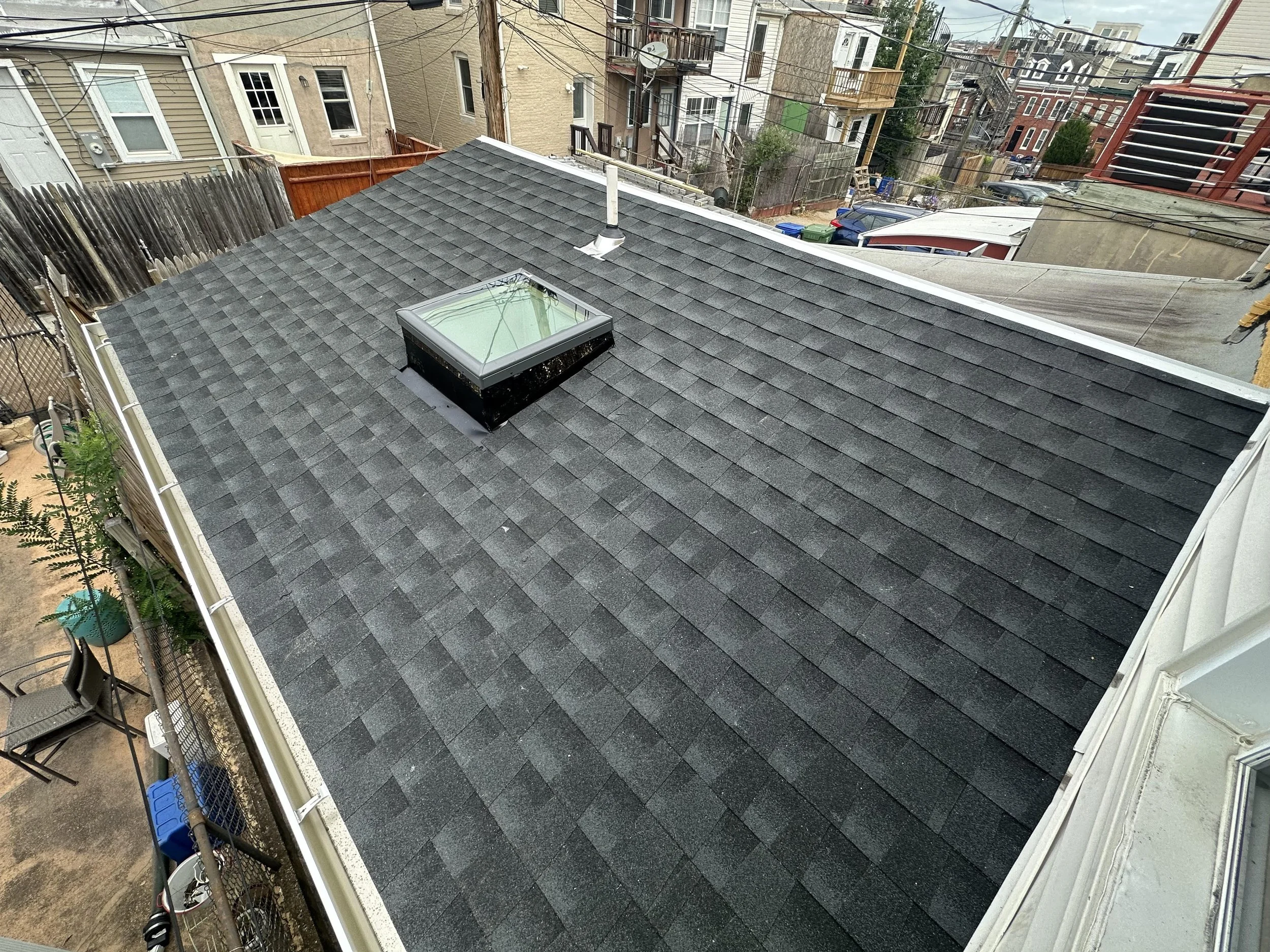 Gutter installation and replacement Maryland custom fit gutter systems