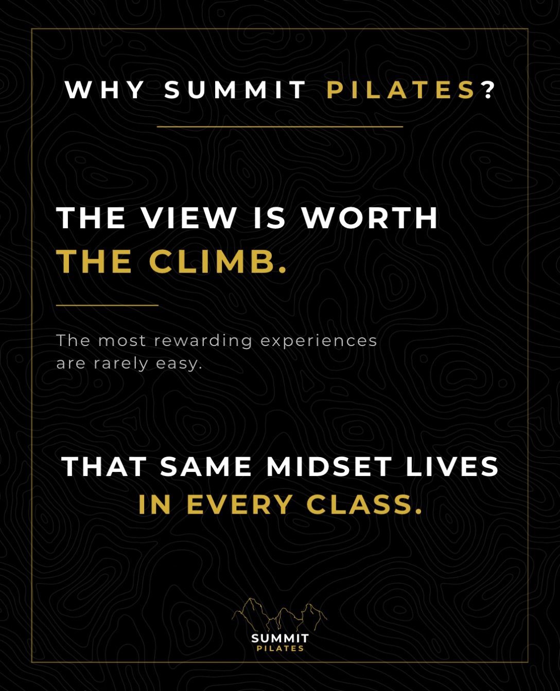 Summit Pilates was built on a simple belief: growth happens when you choose the challenge. 💪🏔️