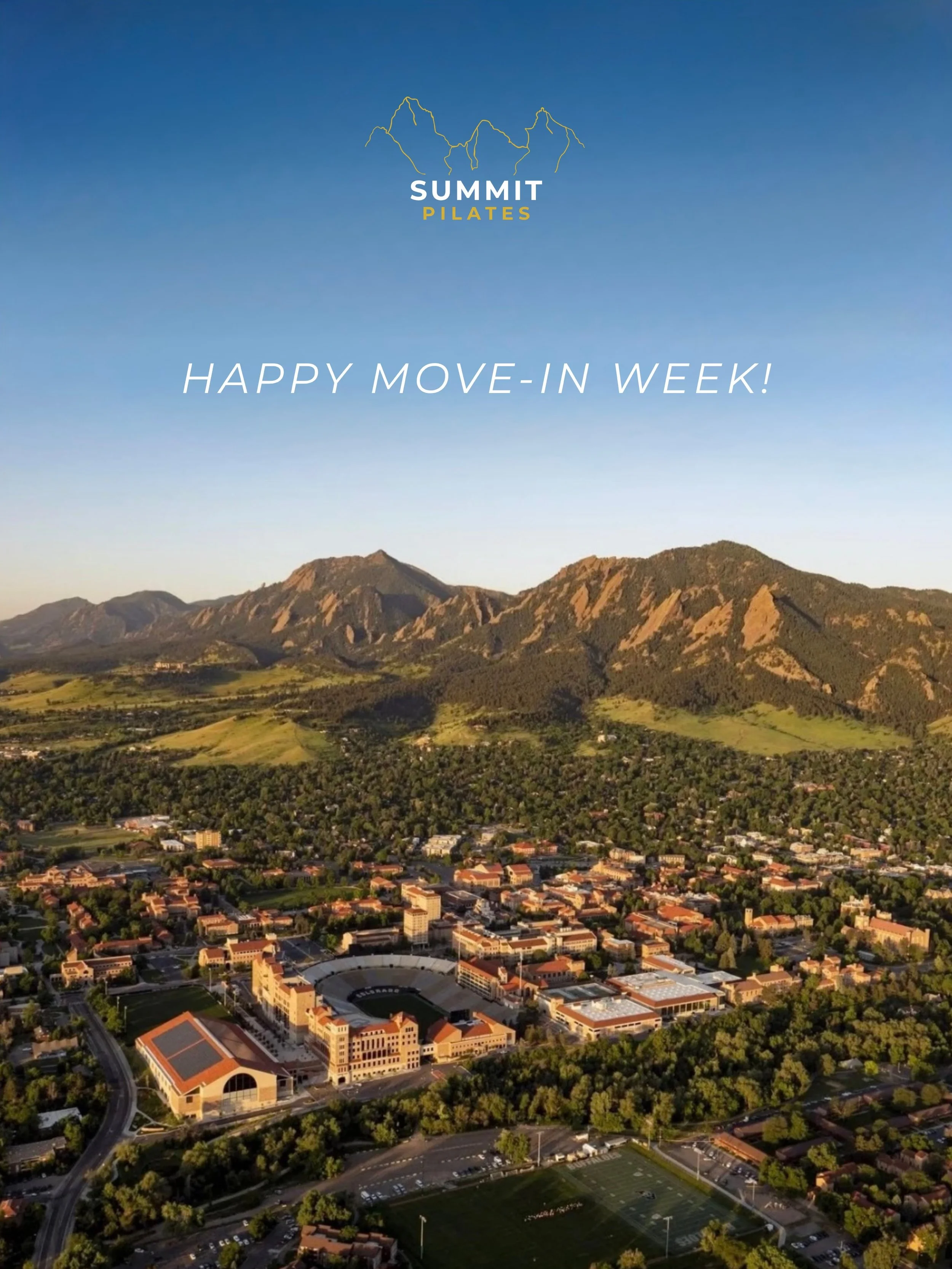 Happy Move-In Week, Buffs! 🦬⛰️

Whether you&rsquo;re returning to Boulder or calling it home for the very first time, we&rsquo;re so excited to have you back. To all the incoming freshmen&mdash;welcome to one of the best places on earth. We can&rsqu