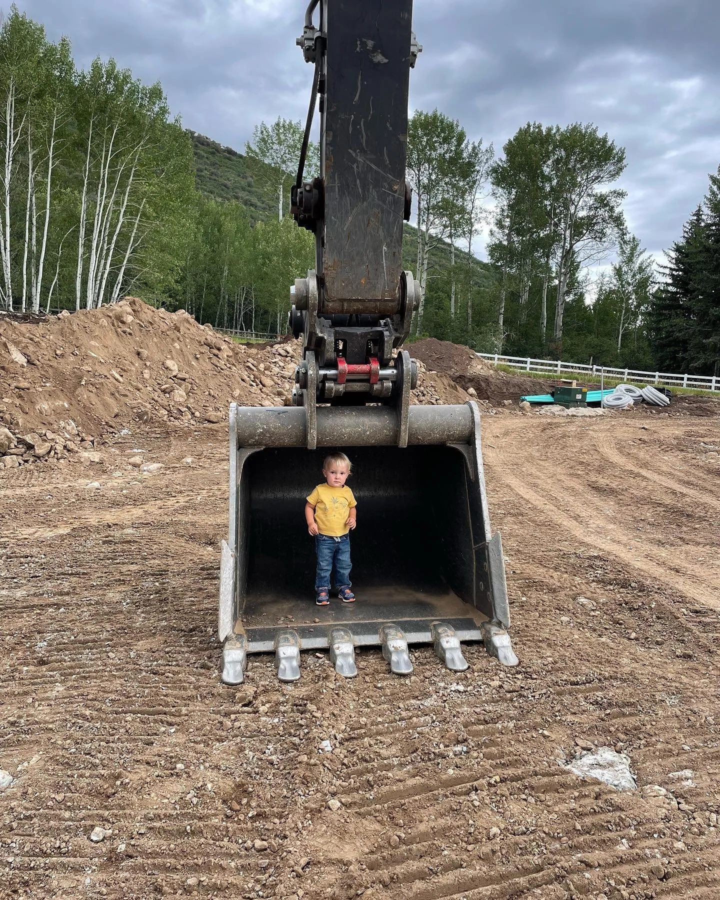 Lennox loves his tractor rides! Hurry and grow up we need another operator&hellip; #hiring