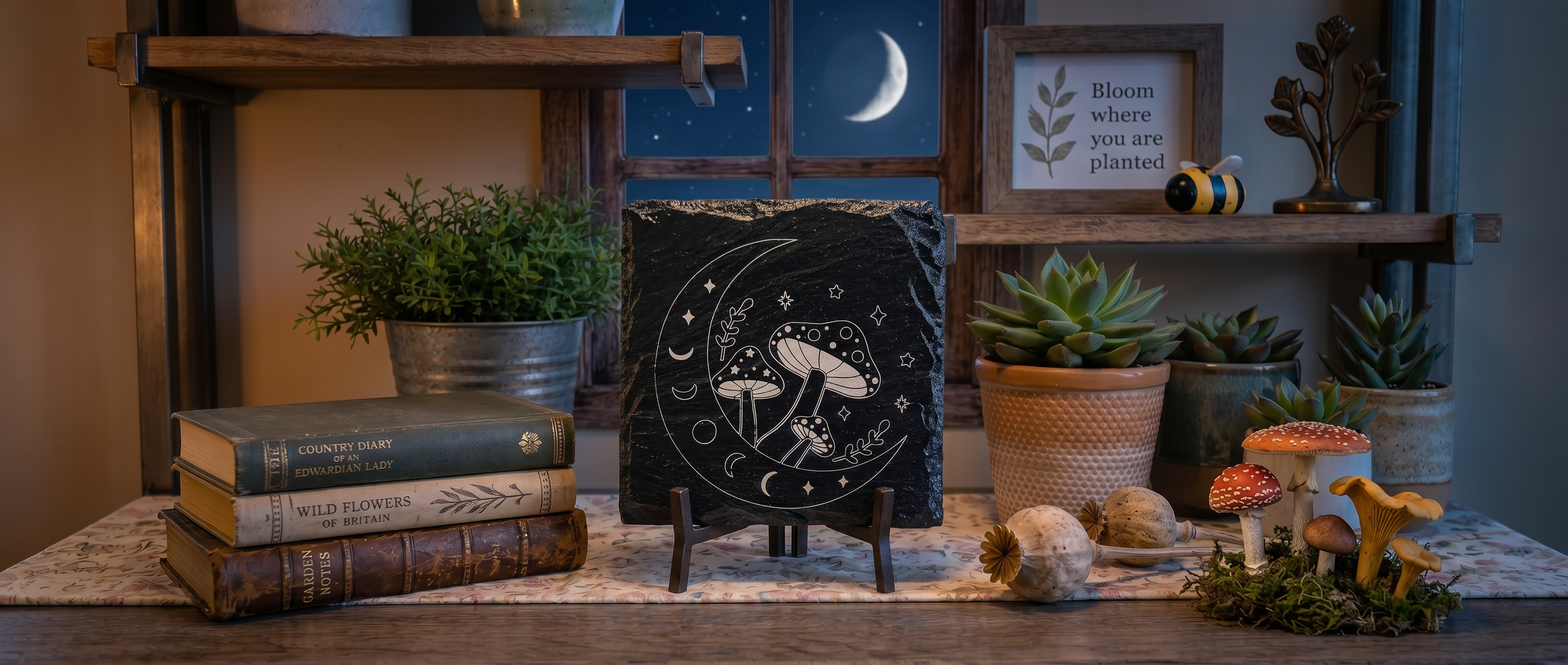 Mushroom & Moon