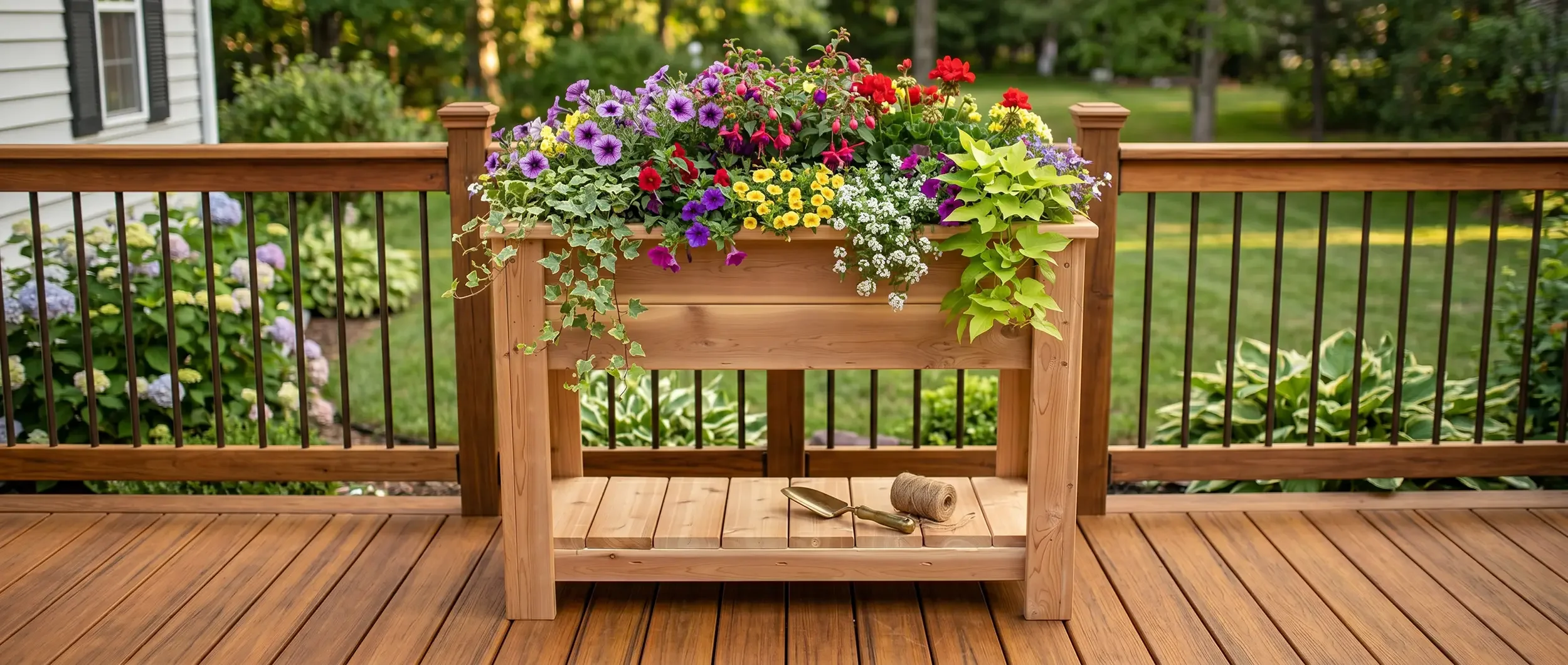 Tall Rectangular Planter