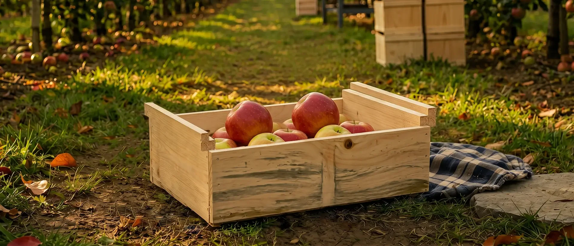 Half Height Bushel Box