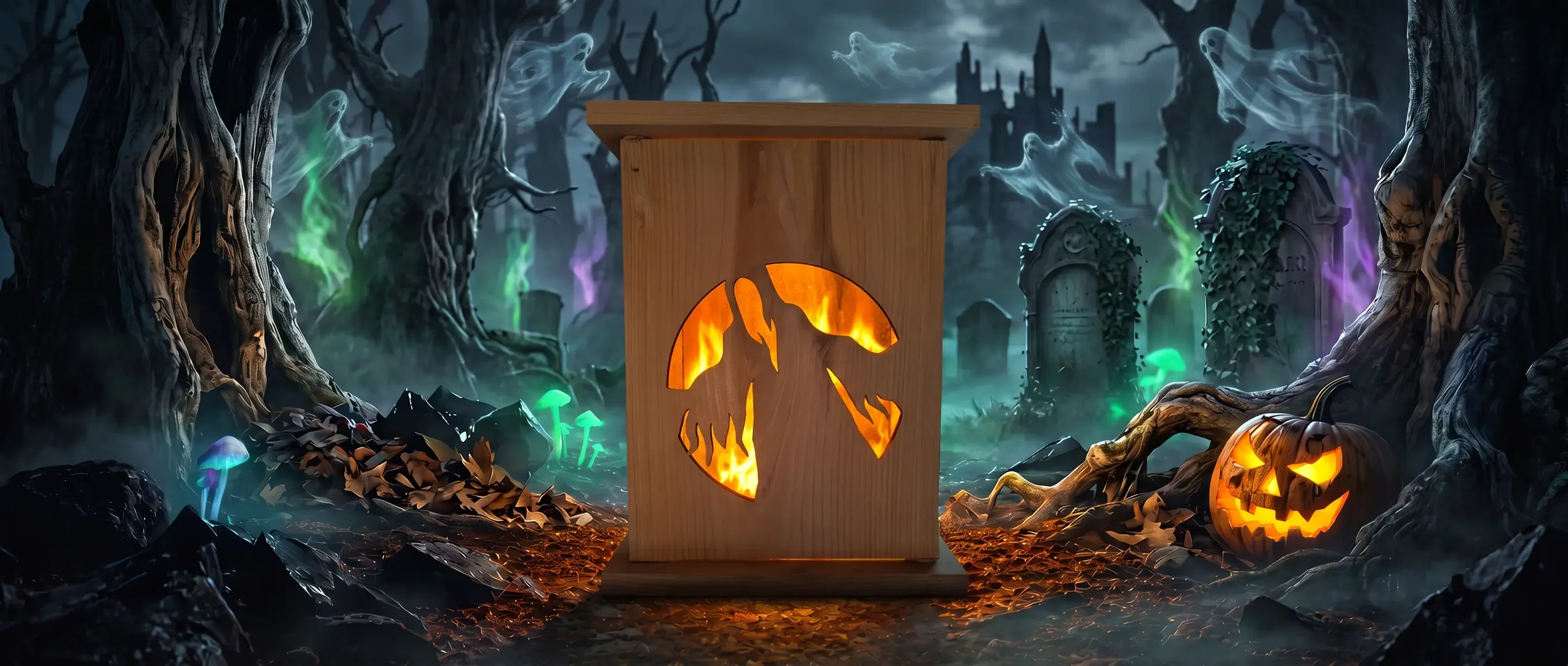 A Ghostly Time Solar Luminary
