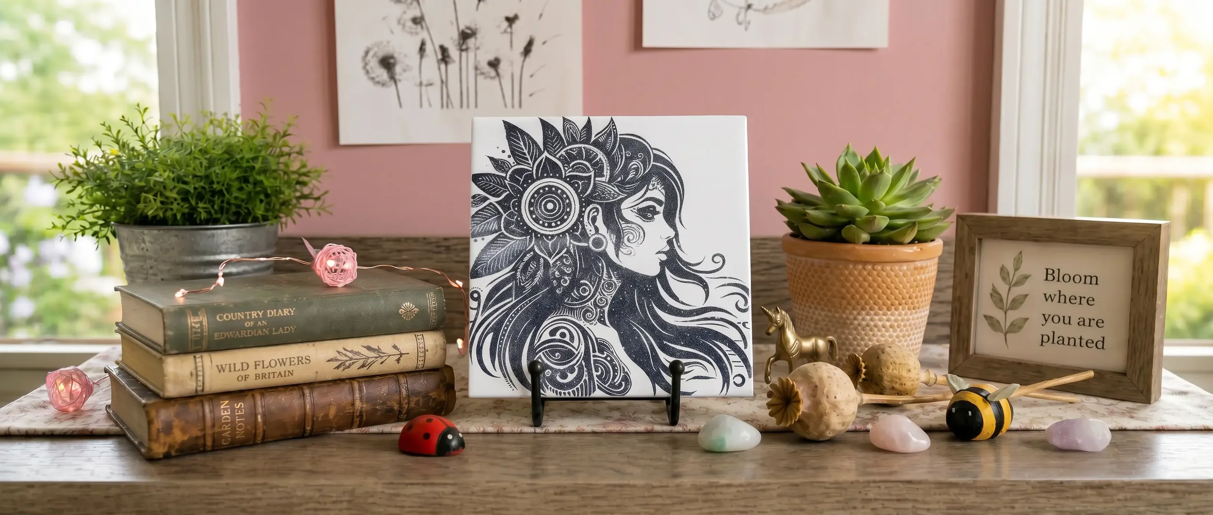 Mandala Goddess Tile