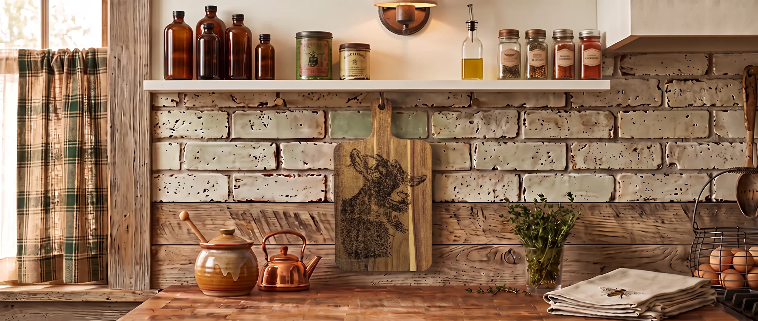 The Goat Cutting Board