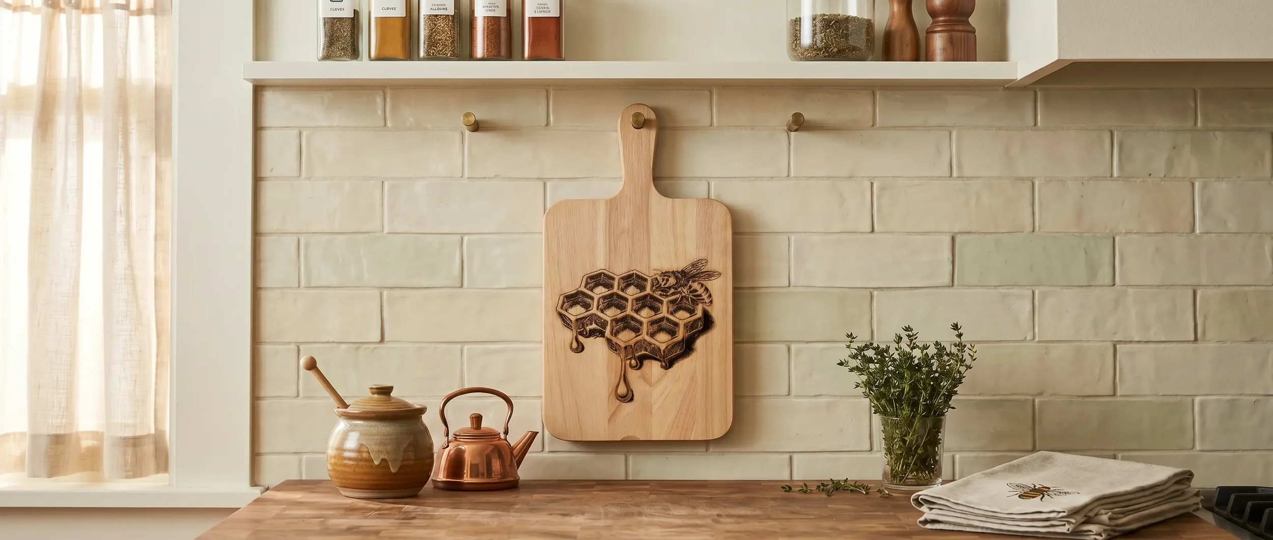 Honey Comb Cutting Board