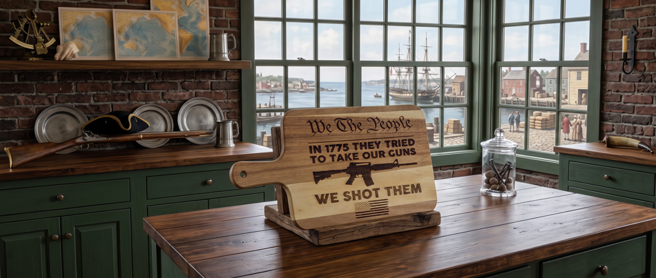 We The People Cutting Board