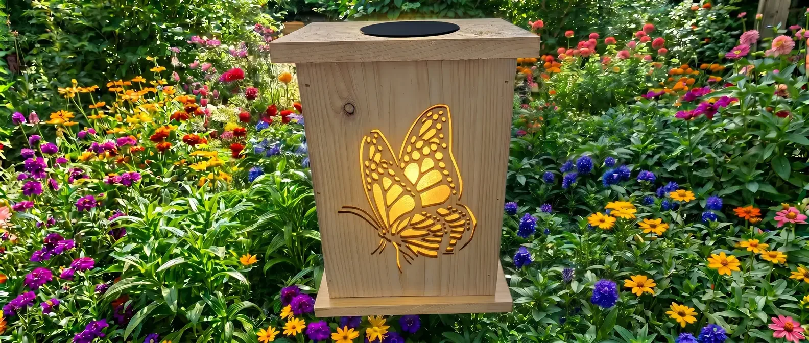 Monarch Butterfly Solar Luminary