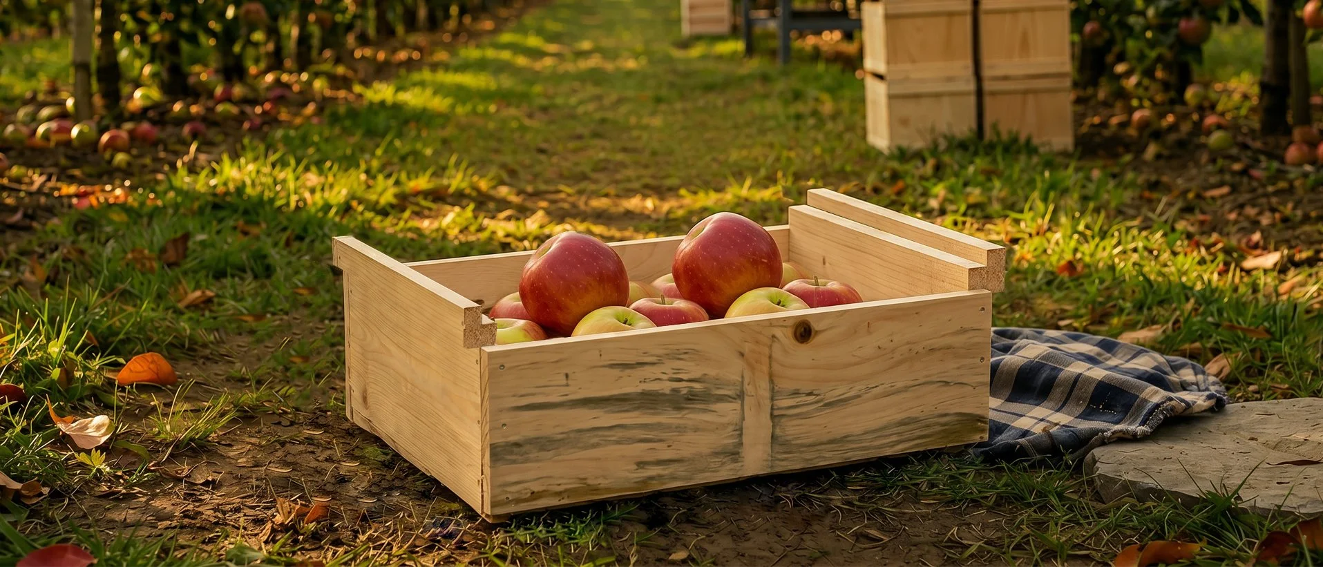1/2 Height Bushel Box