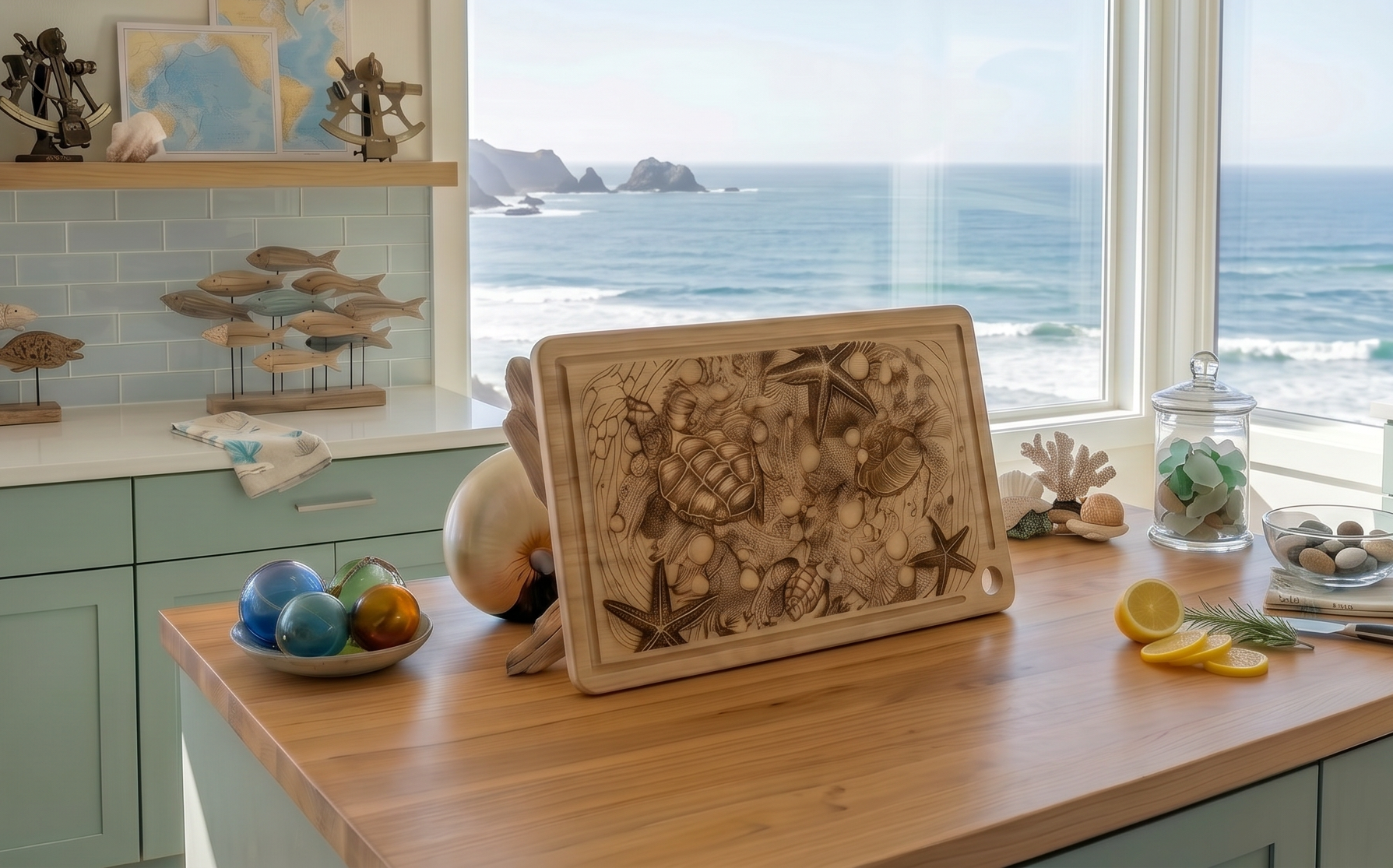 Ocean Cutting Board