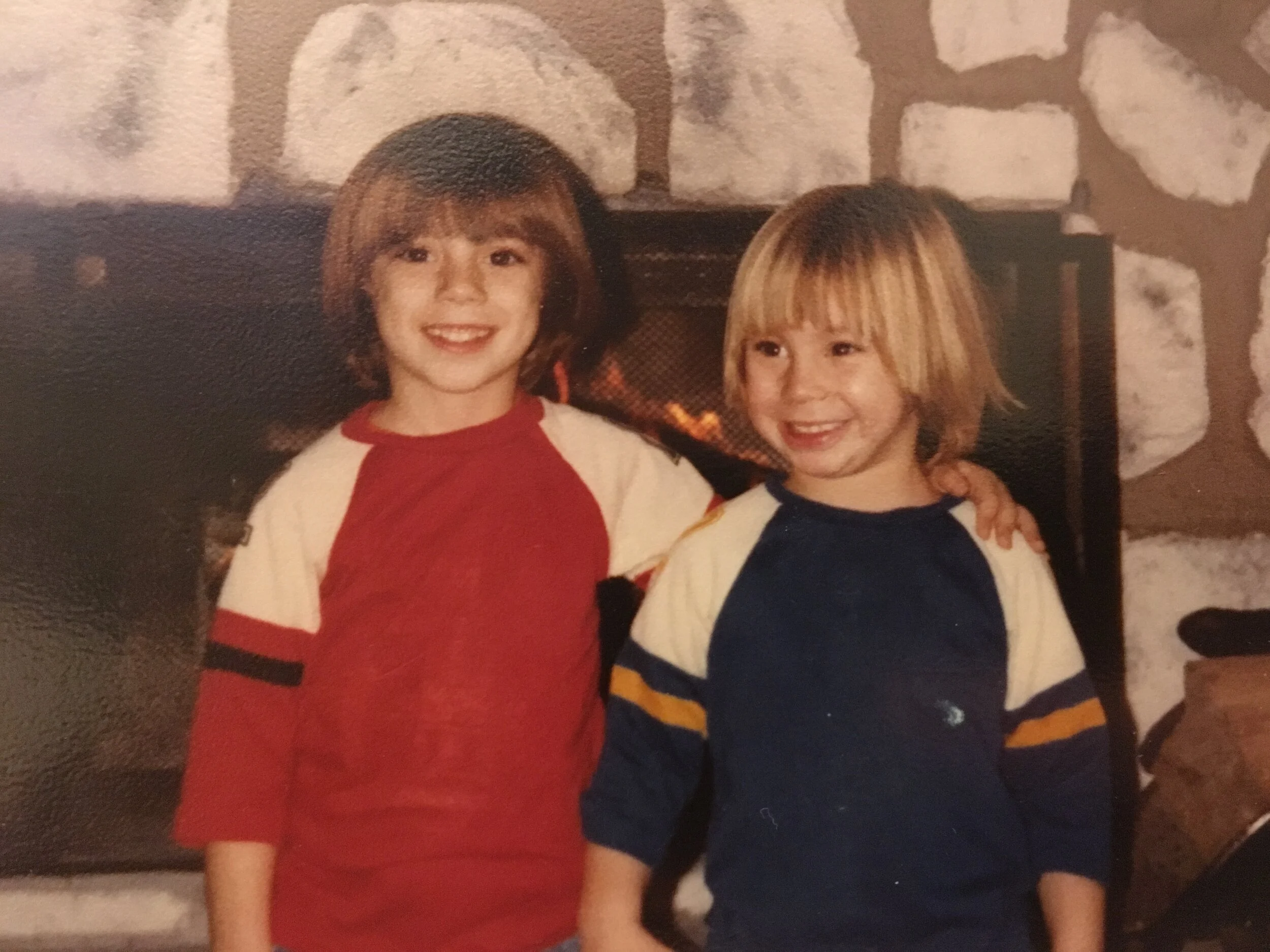 The brother (left) and I in the 80’s.