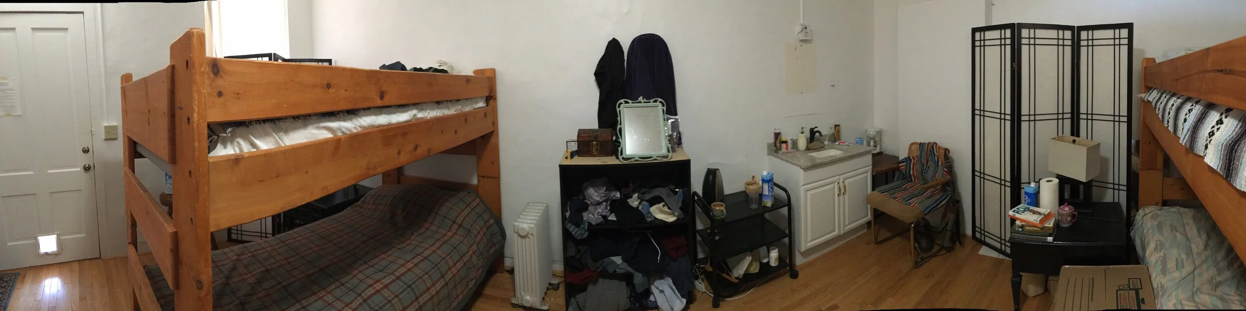 My bedroom at the monastery.