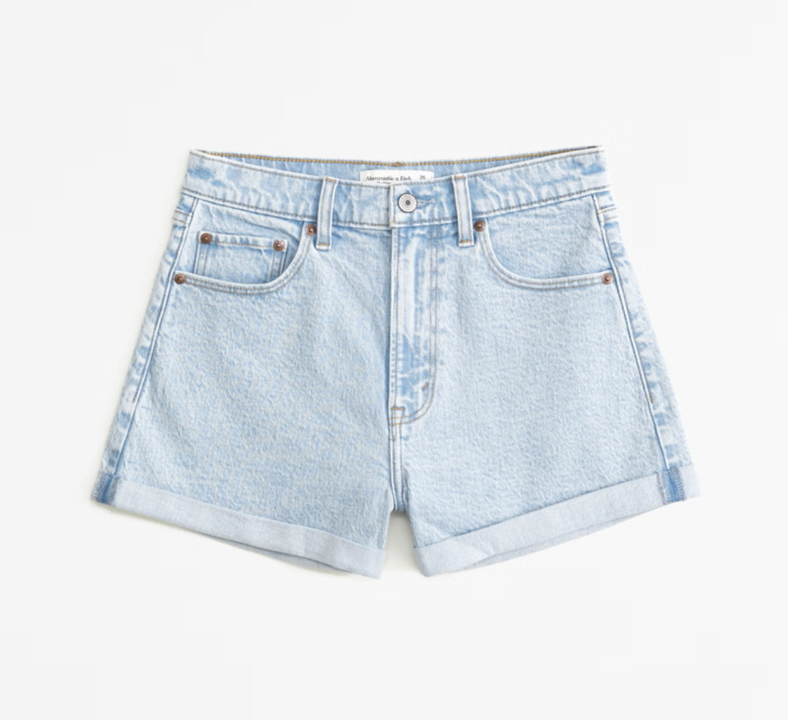 High Rise Mom Short