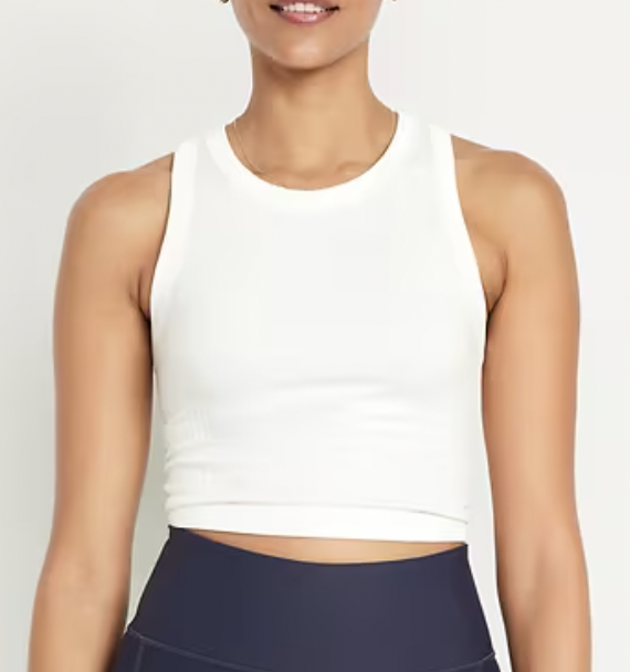 Seamless Crop Performance Tank Top