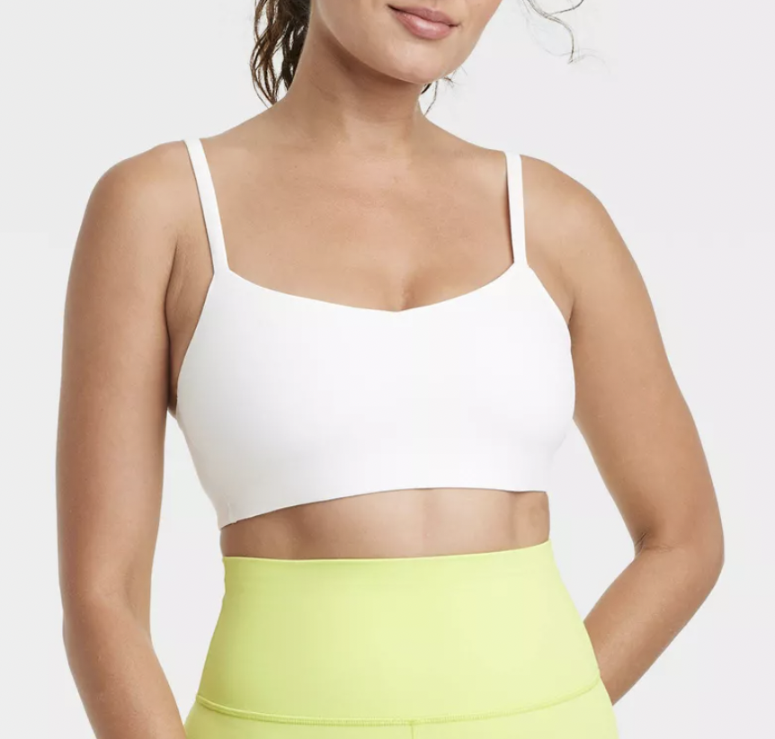 Soft Light Support Strappy Sports Bra