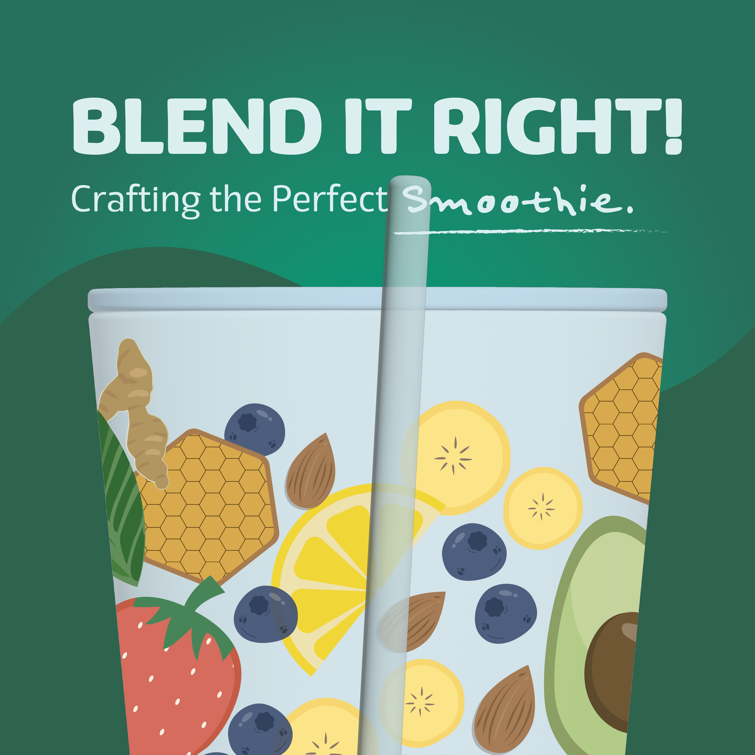 Health + Nutrition Smoothie Infographic