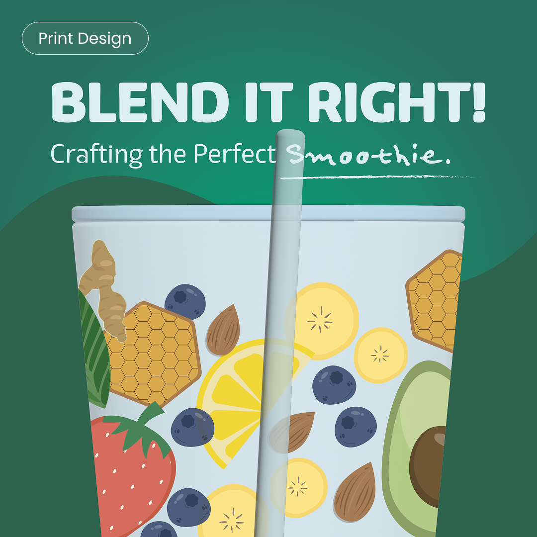 Health + Nutrition Smoothie Infographic