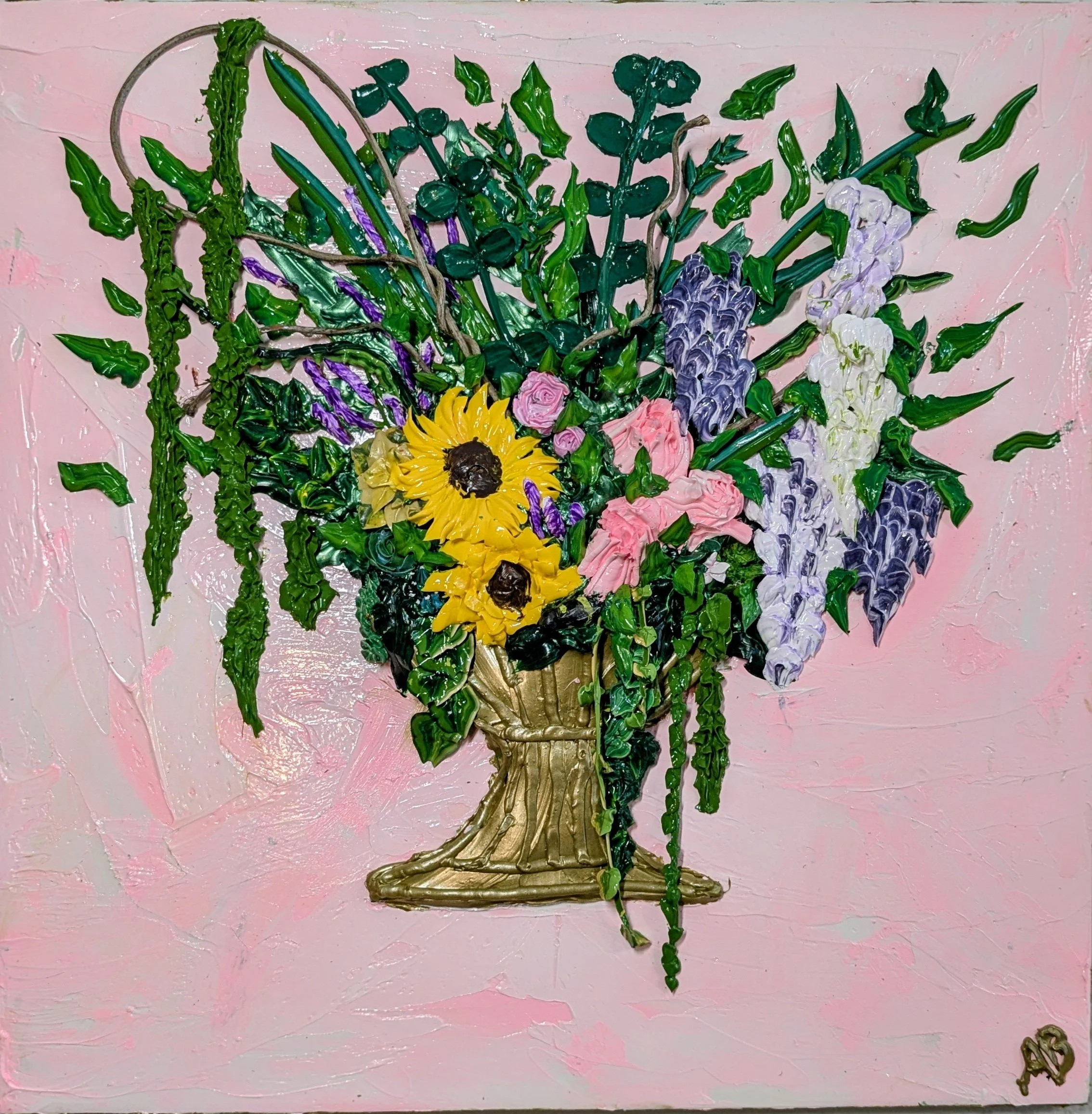 Celebrations #3: Birthday, mixed media, 24x24, 2026