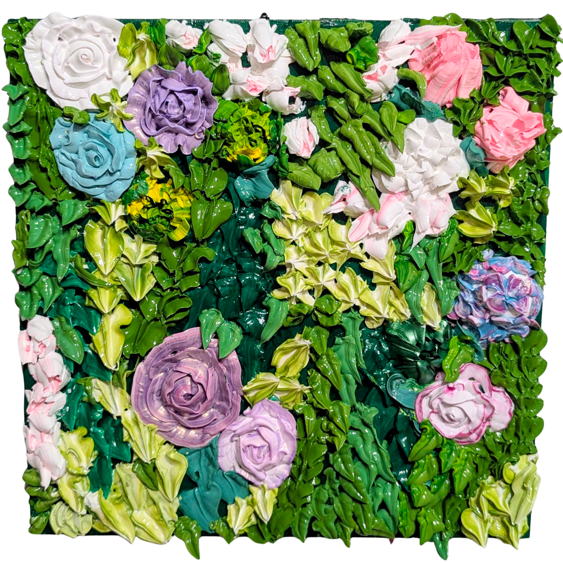 Celebrations Floral Wall #1, 2026
Heavy Texture Acrylic on Wood
12 × 12 in , Available $600 Warnes contemporary on Artsy.