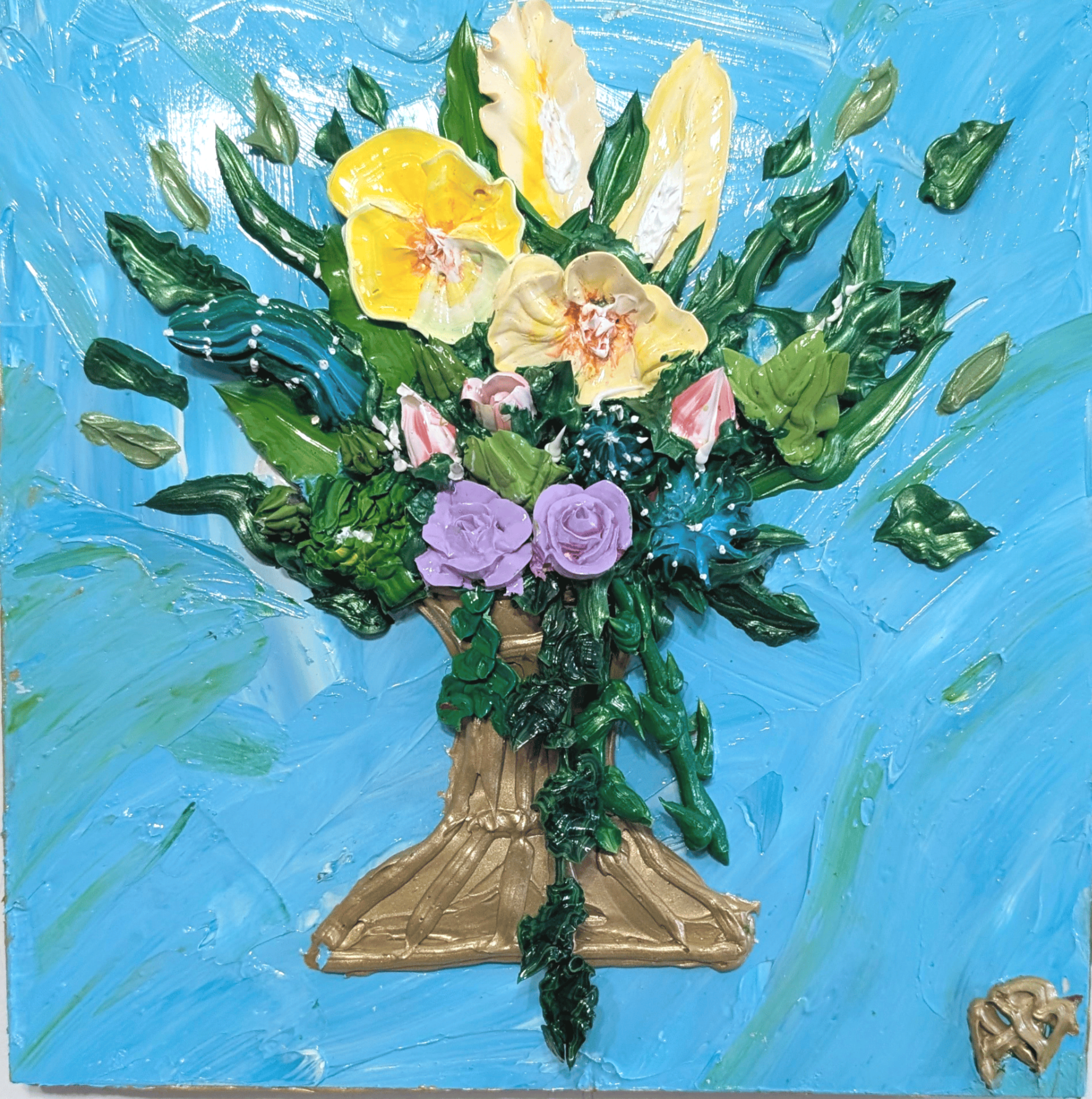Celebration Bouquet Series 3, 12x12, available $750