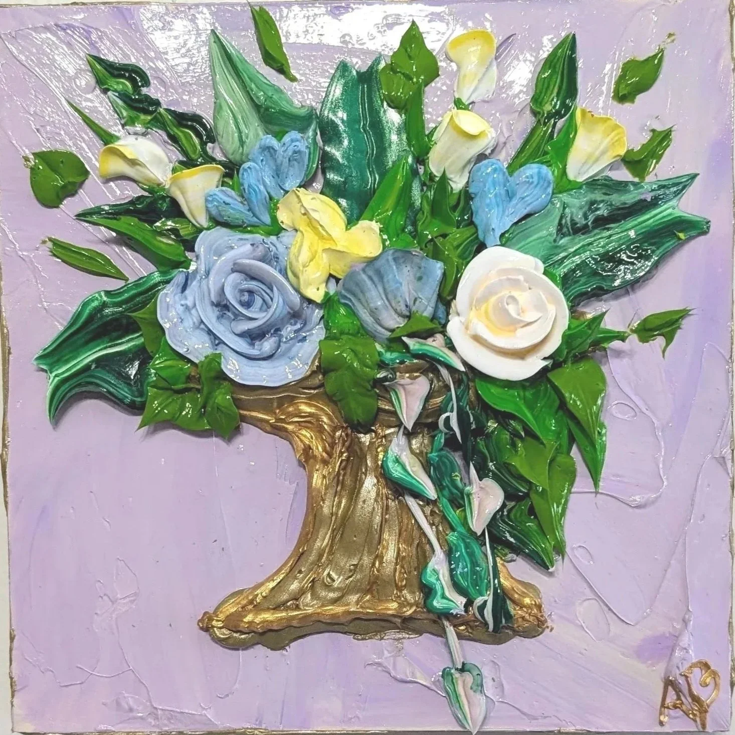 Celebration Bouquet Series mini 1 , 8x8, available $450