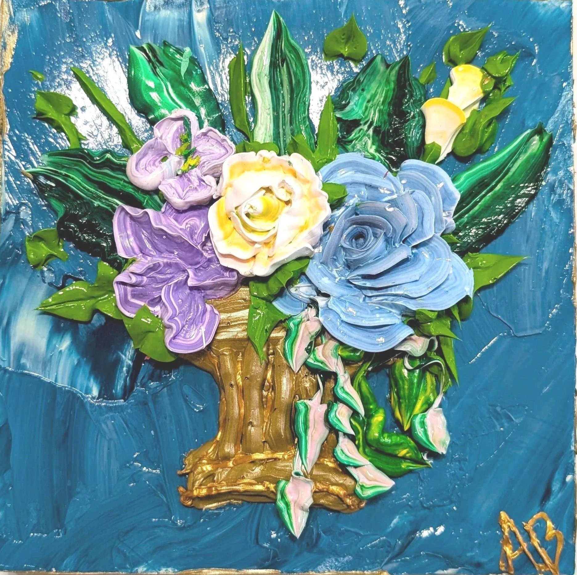 Celebration Bouquet Series mini 3 , 8x8, available $550