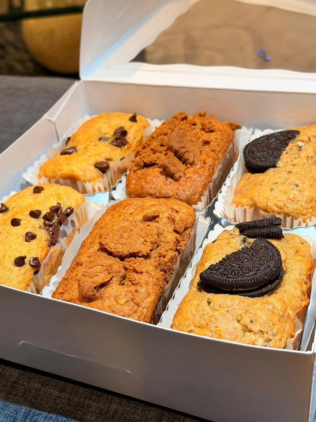 Assorted Mini Banana Loaf Cake Box