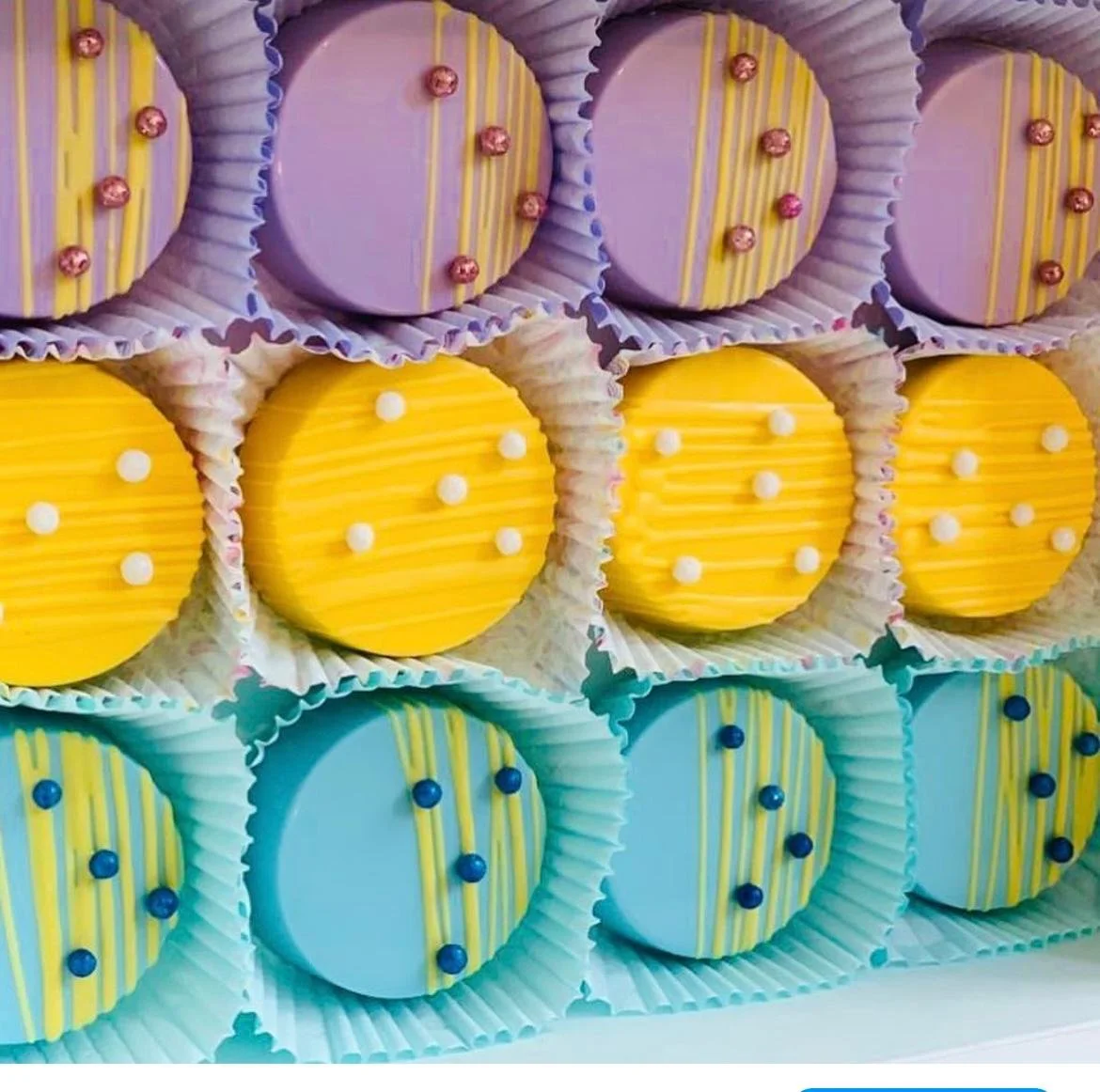 Rainbow Chocolate-Covered Oreos