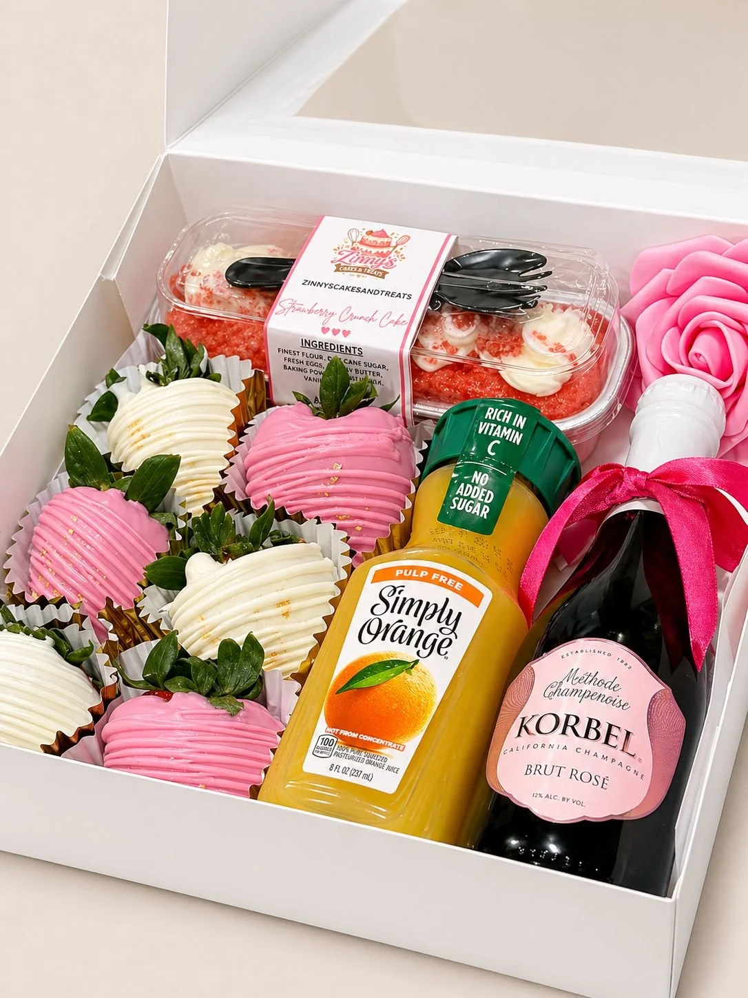 Mother's Day Momosa Treat Box