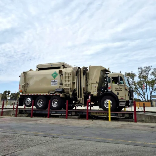 MarBorg truck on the certified scale