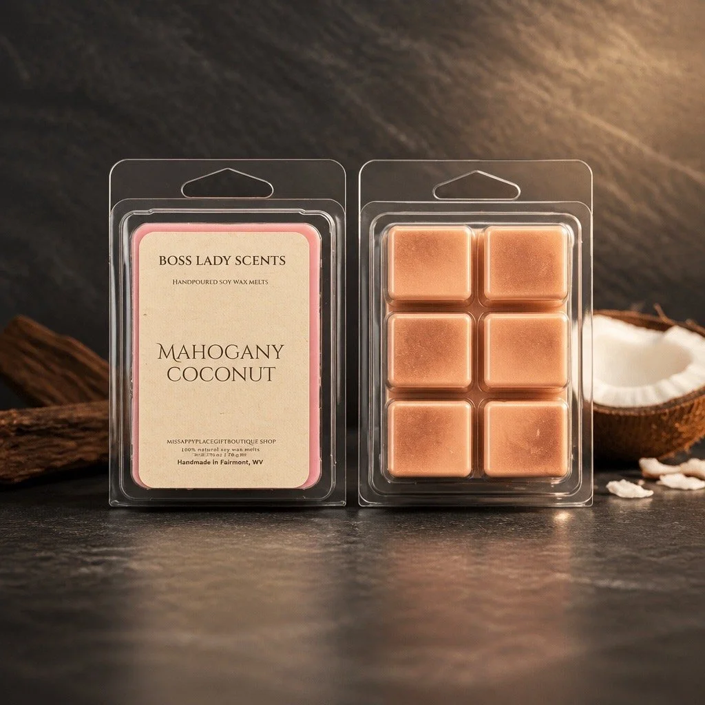 Mahogany Coconut Handcrafted Soy Wax Melts