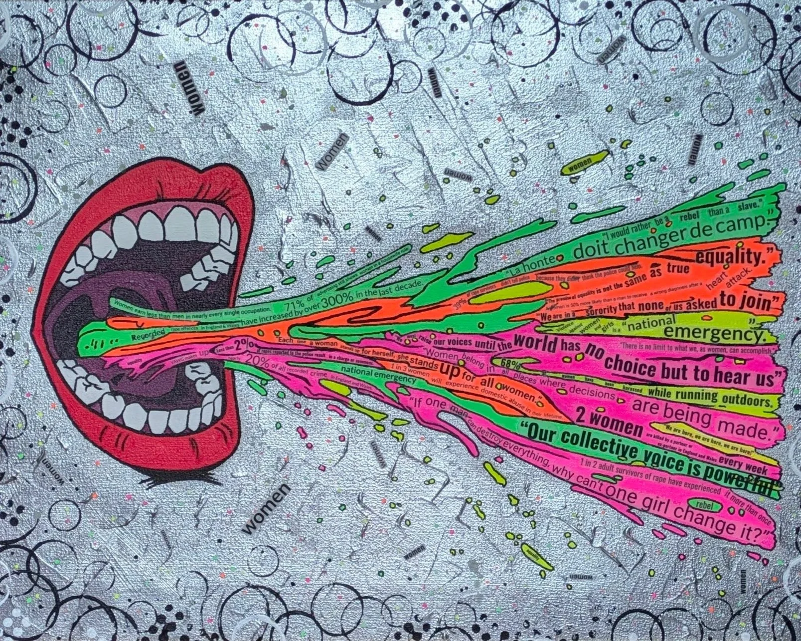 Uncontainable. The finished piece.