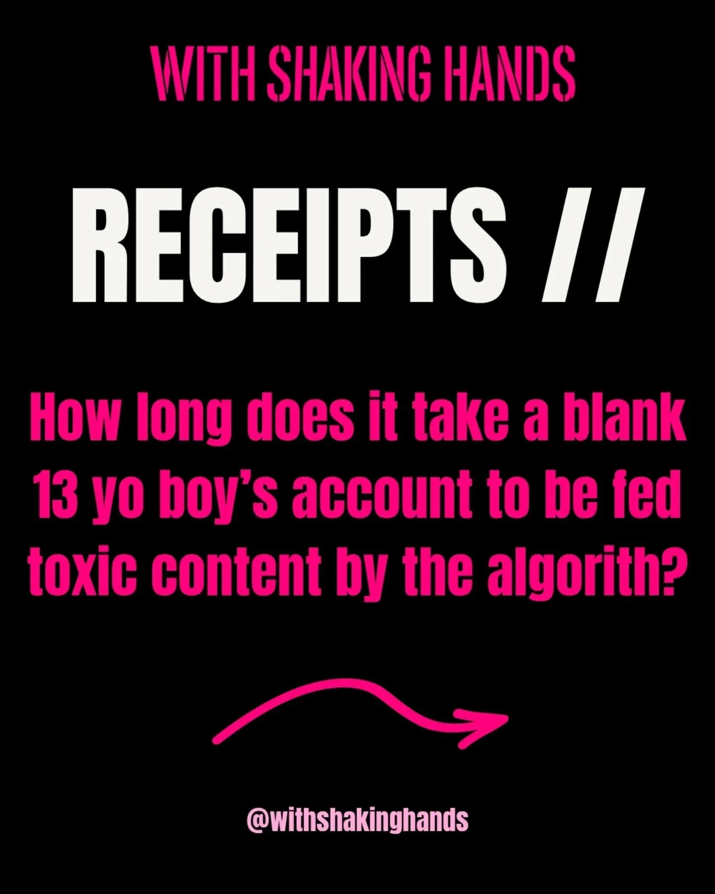 RECEIPTS // Nobody taught the boys. The worst men online did.

Three boys raped two girls and walked out of court. I keep asking where a boy learns to do that. He learns it in 23 minutes flat, from a machine that profits every time he watches. The fu