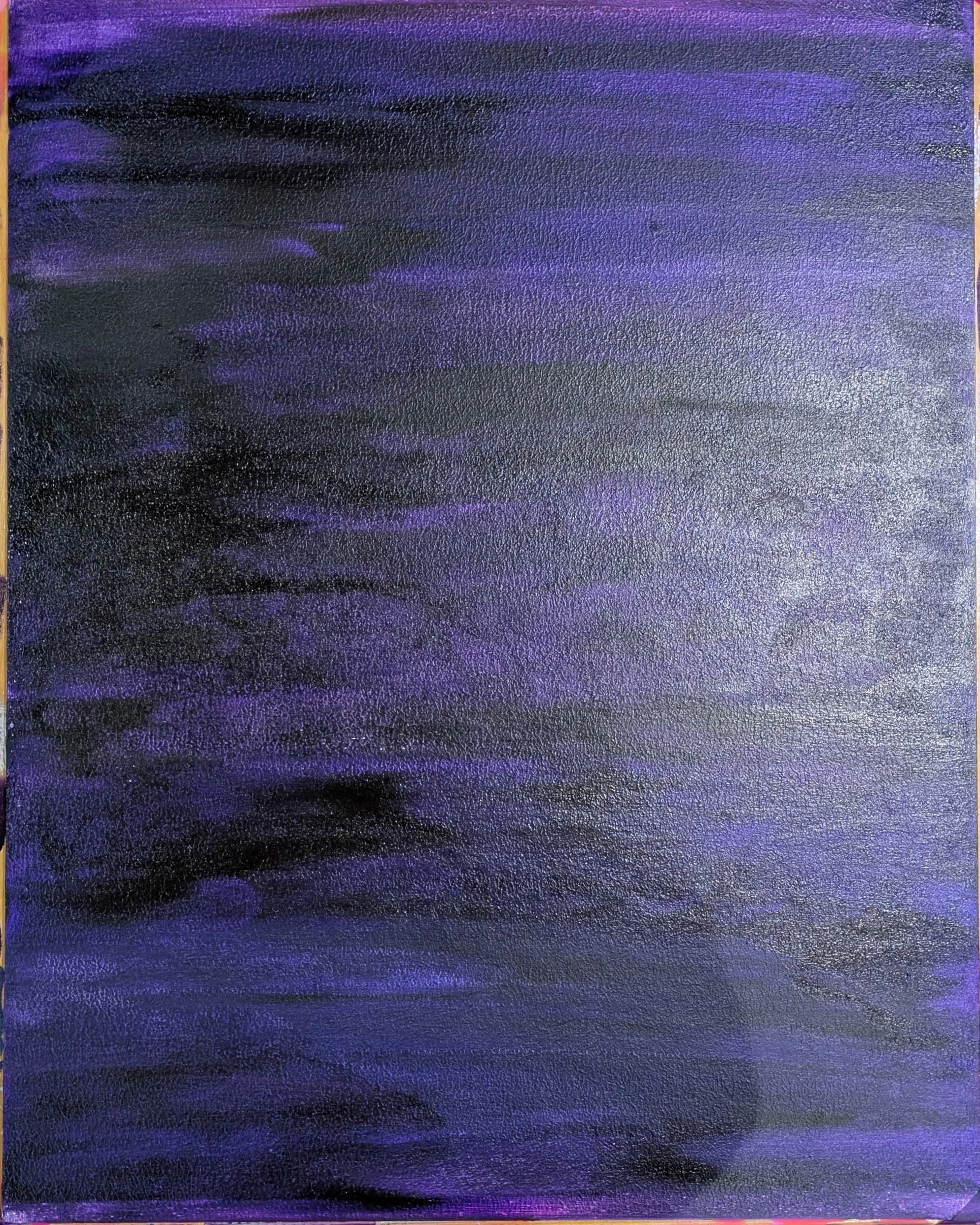 The background. The deep blue-purple of a factory-default lock screen. The colour every phone greets you with before the damage starts.