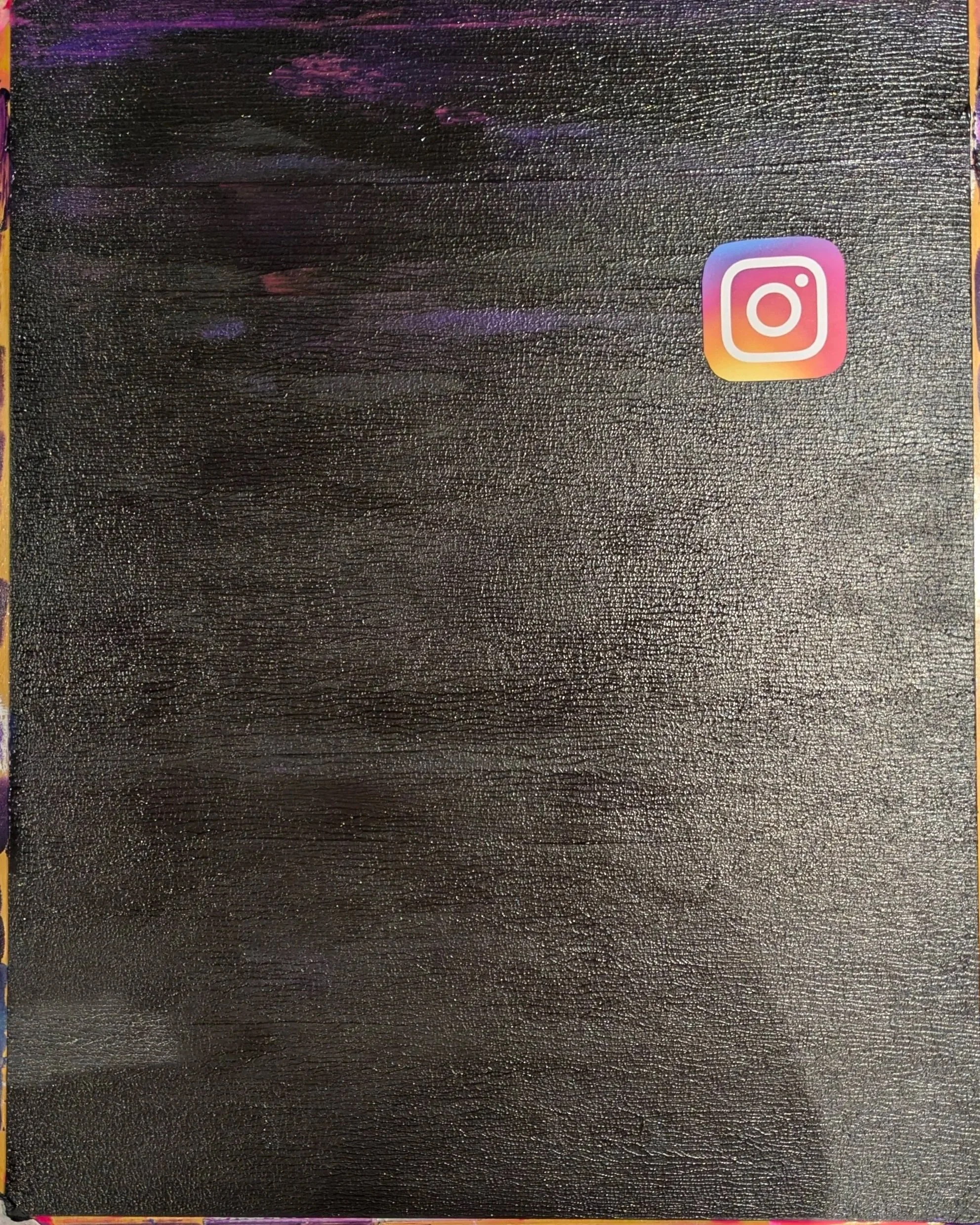 Onto card, edges cut. Printed properly on card, cut to the rounded corners, laid on the black. Starting to look like the thing in your hand right now.