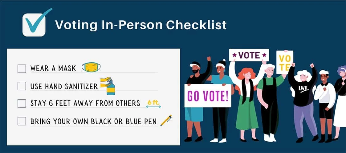 Voting In-Person Checklist