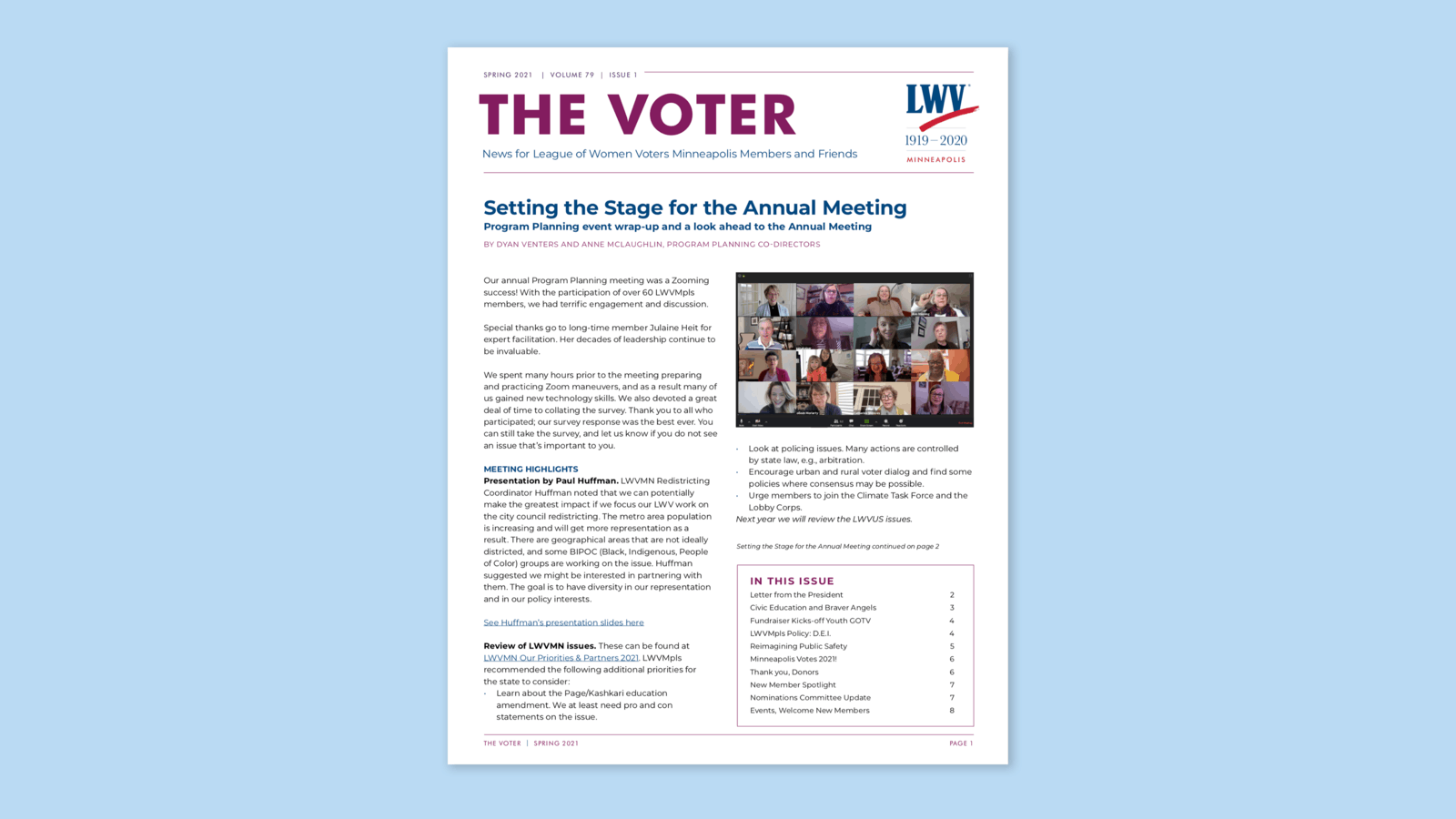 The Voter, Spring 2021