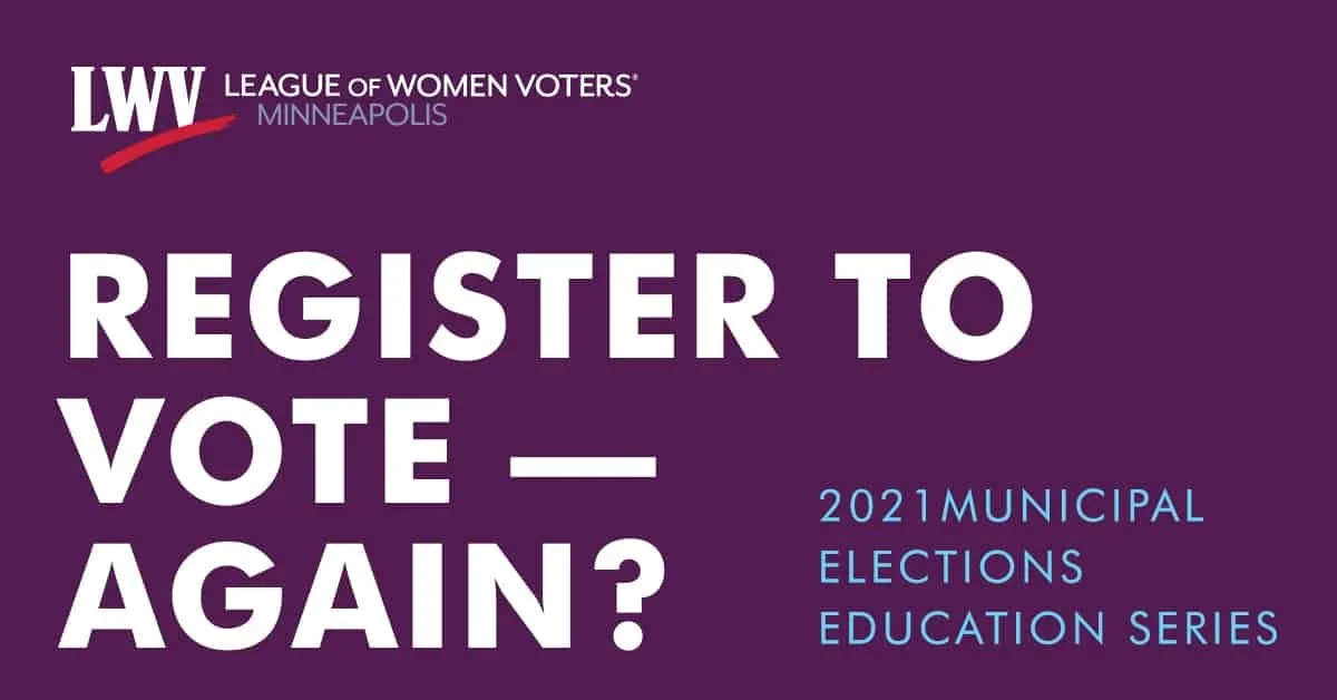 Register to Vote — Again?