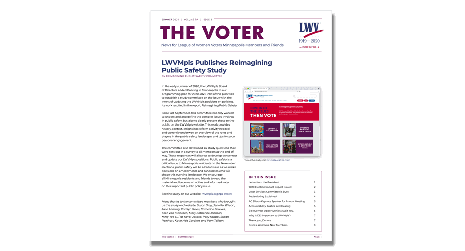 The Voter, Summer 2021 Issue