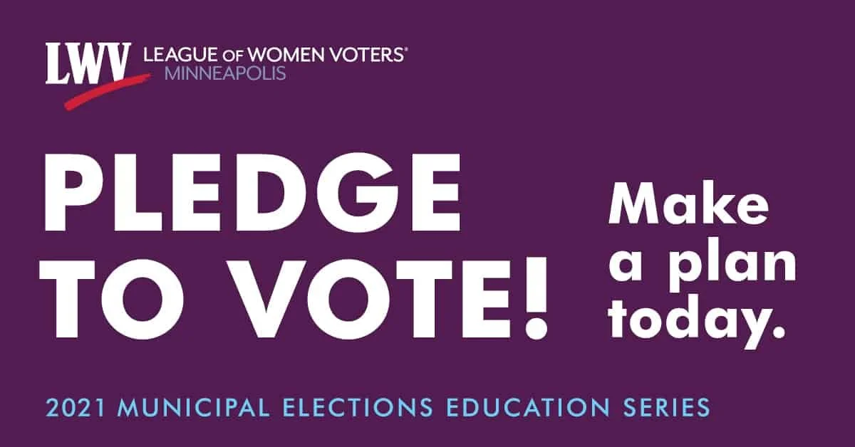 Pledge to Vote! Make Your Plan Today!