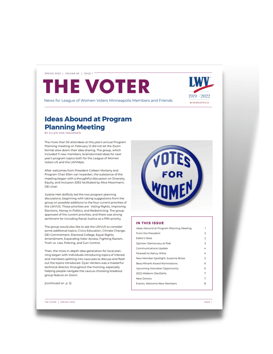 The Voter - Spring 2022 Issue