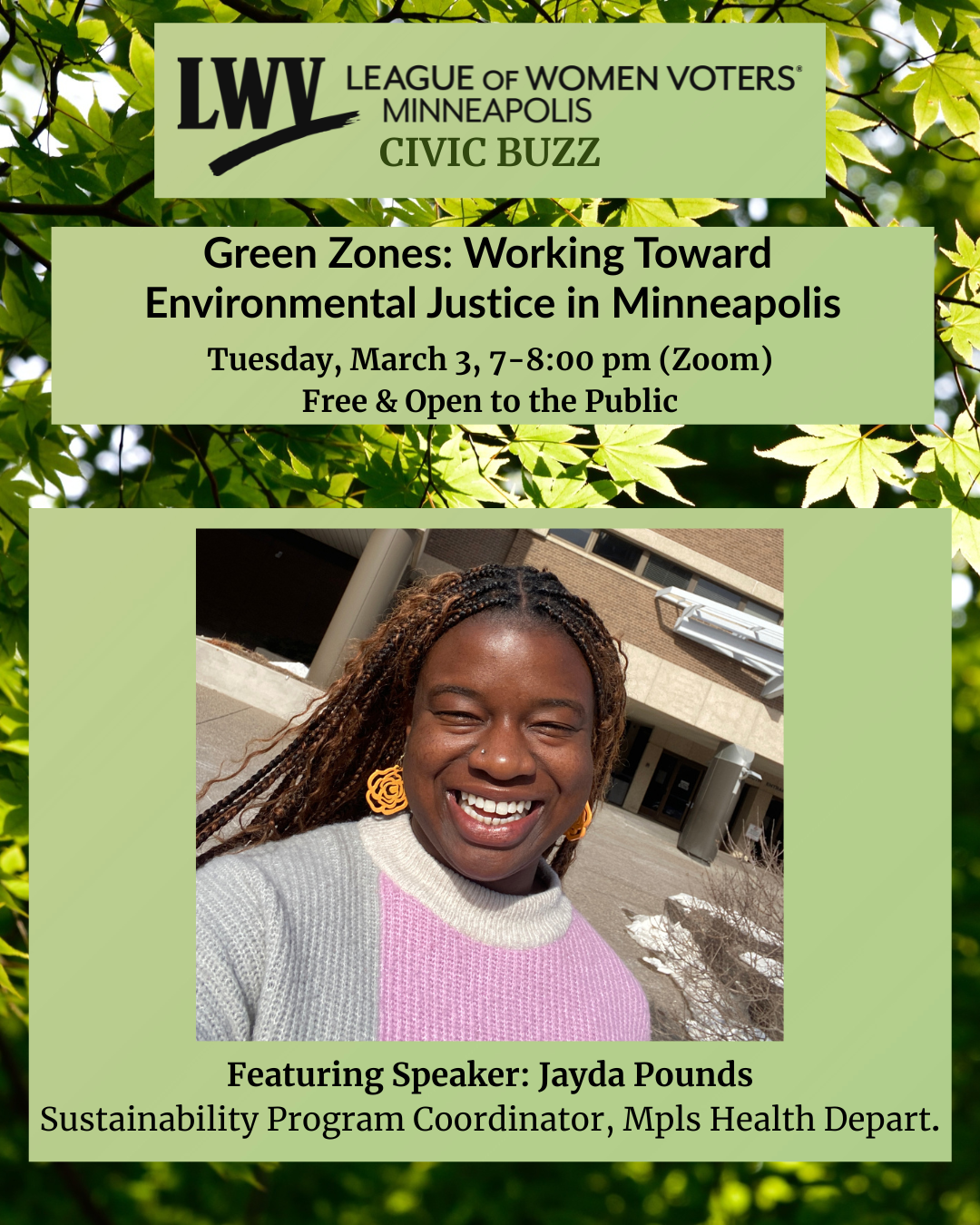 Civic Buzz - Green Zones: Working Toward Environmental Justice in Minneapolis