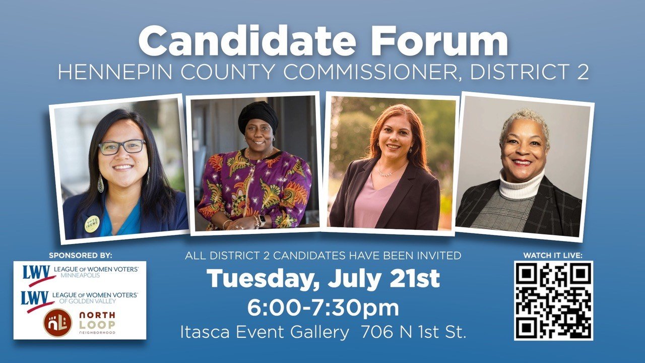 Hennepin County Commissioner District 2 Primary Candidate Forum 