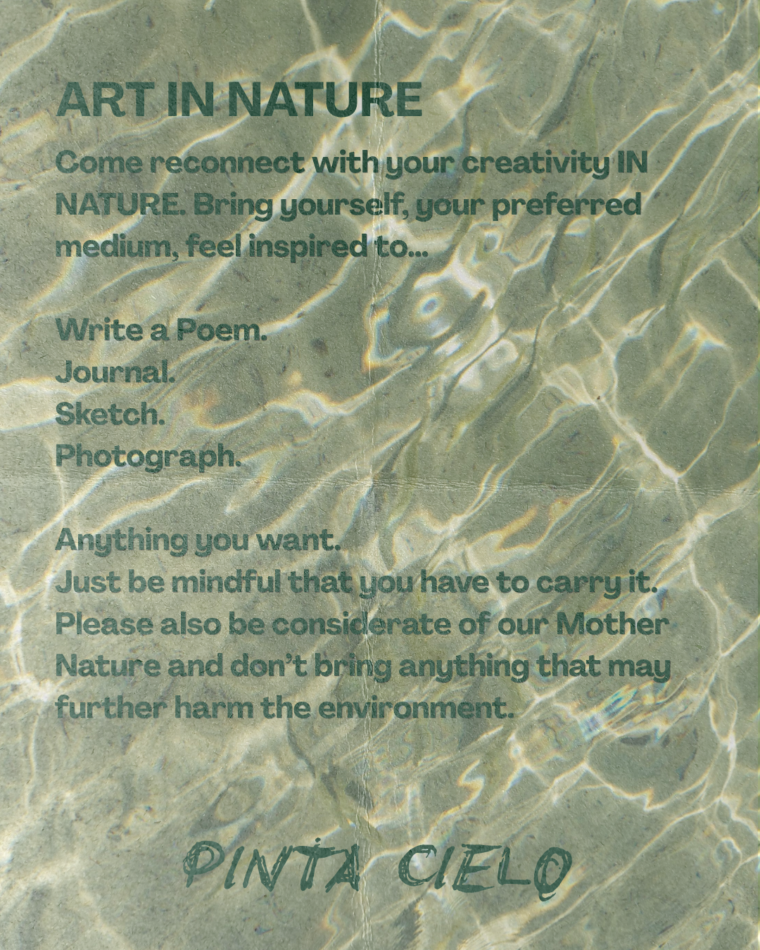 Art in Nature: Location TBD