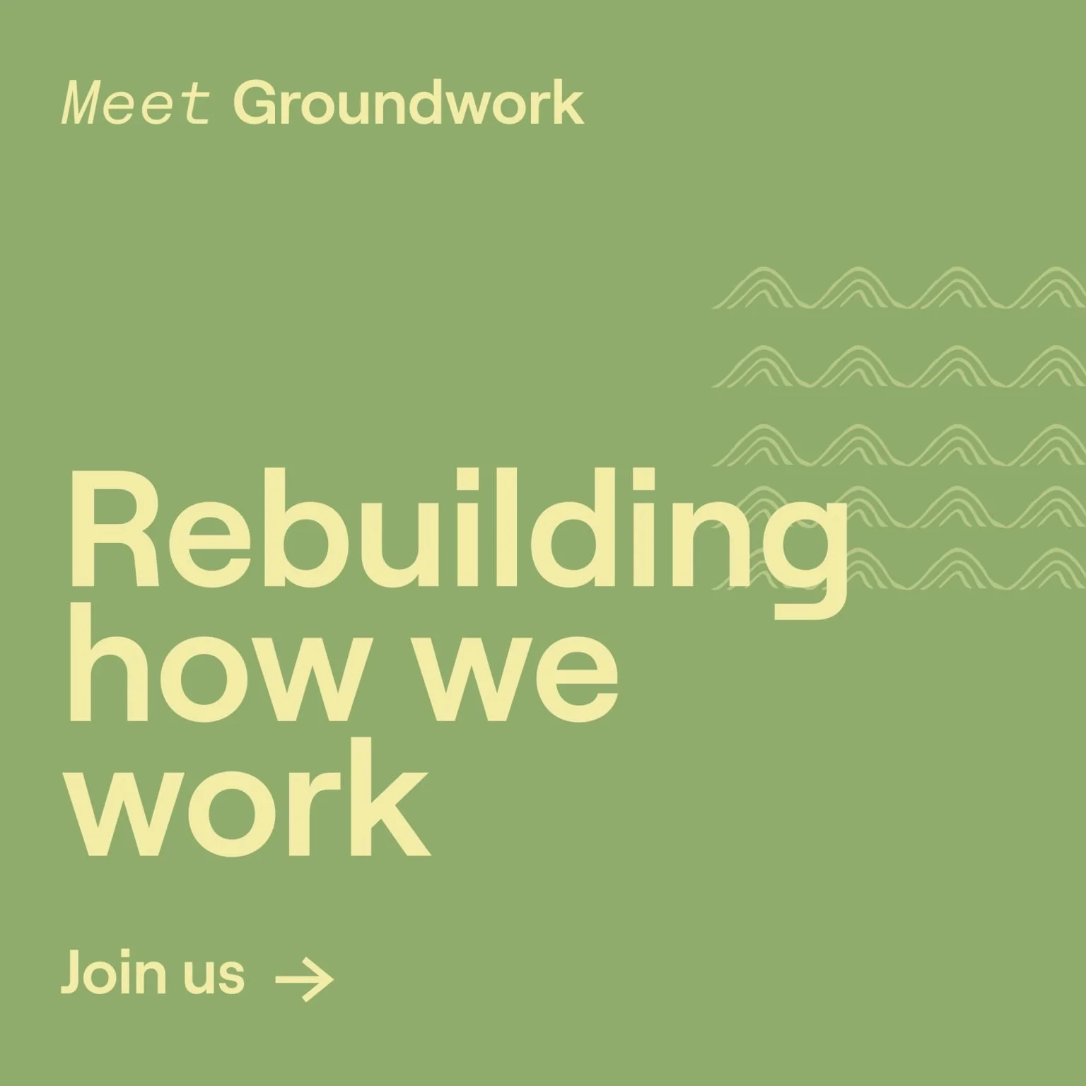 Groundwork: Rebuilding Work For Mothers
